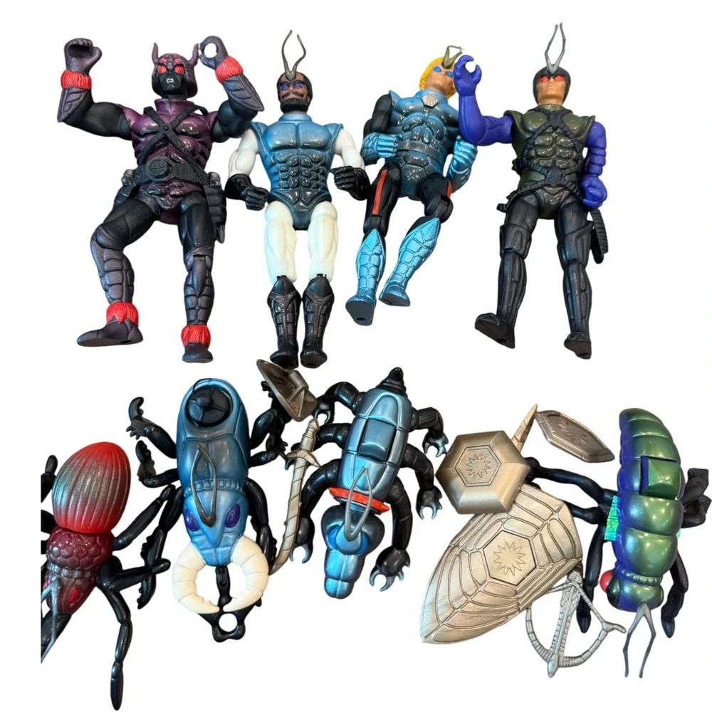 Vintage Rare 1985 Coleco Sectaurs Warriors of Symbion Action Figure Creature lot